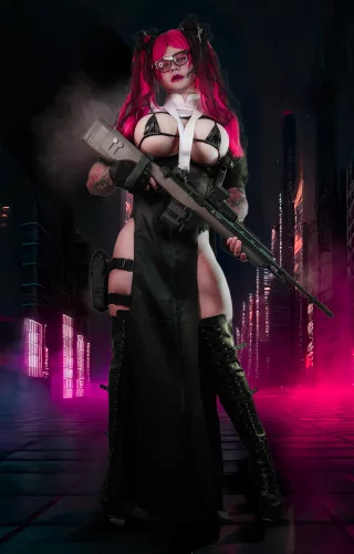 Battle nun [original] (frame)