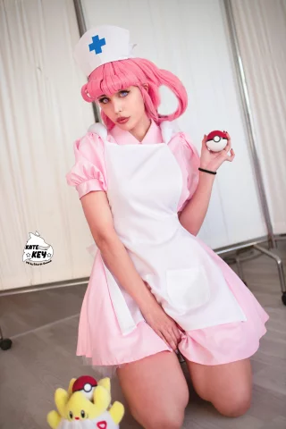 Nurse Joy from Pokemon by Kate Key Cosplay