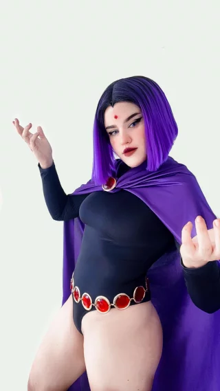 Raven from teen titans by me (afrodisiacauwu)