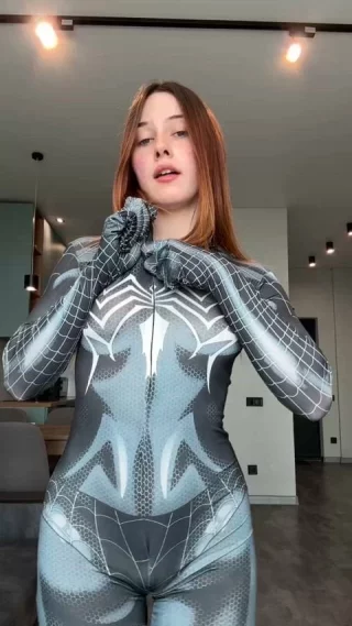 Spider Man in Black Suit by Rikany Evelyn