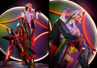 Arlecchino from Genshin Impact by Aery Tiefling [OC]