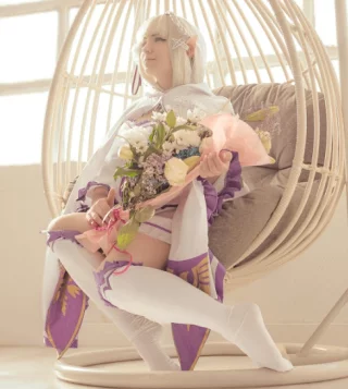Emilia from RE:Zero by Sinisterchan