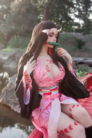 Nezuko Demon Slayer by Tanya Bayer