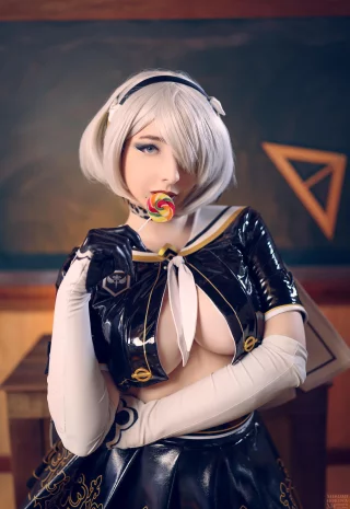 Will you study with me? 👉👈 2b schoolgirl on tier 35 this month on Patreon!