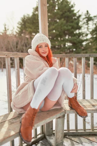 Freezin my buns off~