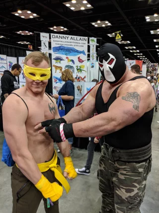 Ignore my cosplay. Look at that Bane