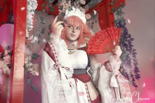 My Maid Ver. Yae Miko Cosplay! (@youraltbarbie)