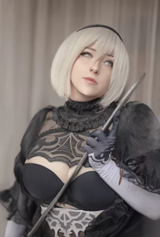 2B cosplay by Sinisterchan
