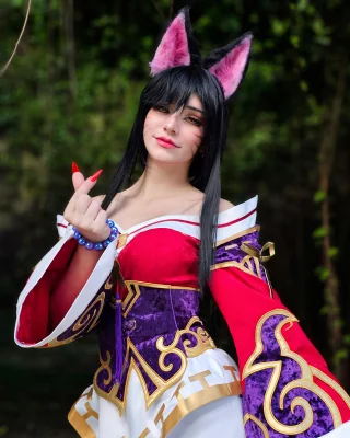 Ahri from League of legends by kimokatt