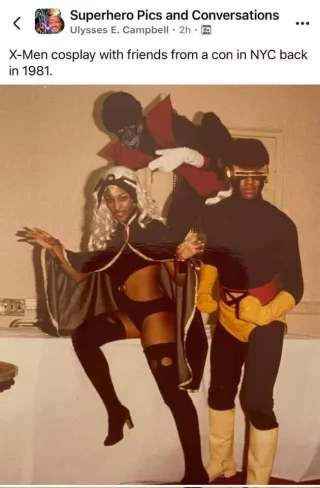 This 1981 cosplaying group