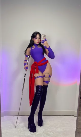 Psylocke by Strawbunnix