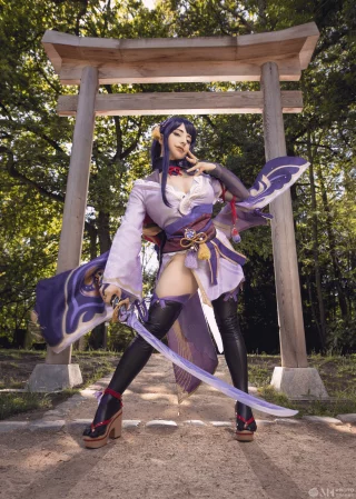 Shogun Raiden from Genshin Impact by Mikomi Hokina