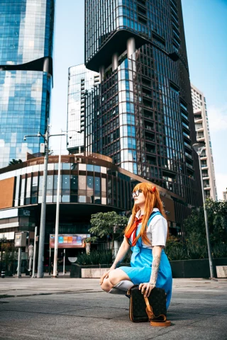 Mi cosplay de asuka :) evangelion (lolaceae sp)