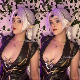 Shadowheart cosplay from Baldur’s Gate 3 (milkuvvay)
