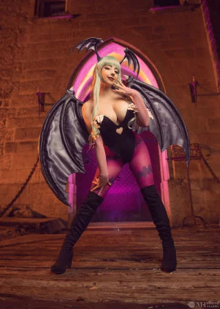 Morrigan from Darkstalkers by Mikomi Hokina