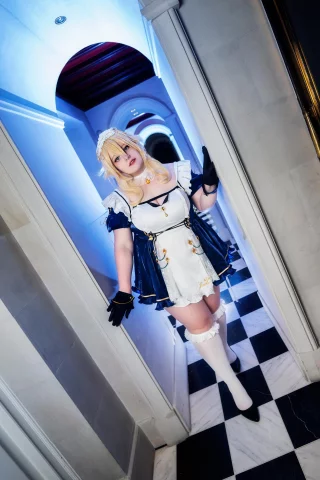 Maid Jean from Genshin by holldzia
