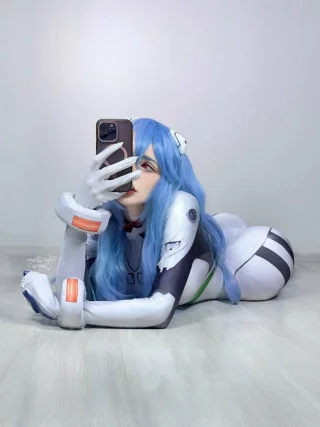Ayanami Rei Evangelion by Tanya Bayer