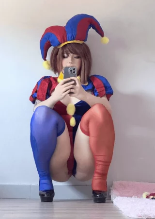 Pomni from Digital Circus by sinisterchan