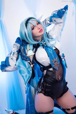 Eula cosplay by me, (Evie Lee Mikomin)