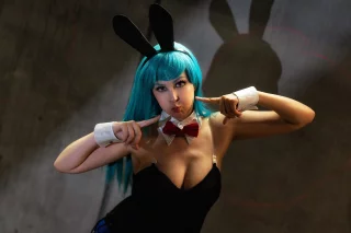 Bulma Bunny outfit From Dragon Ball by Red Rose Cosplay