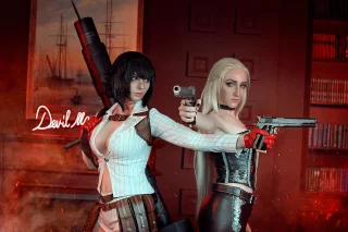 Lady and Trish from DMC by AGflower and Sevir