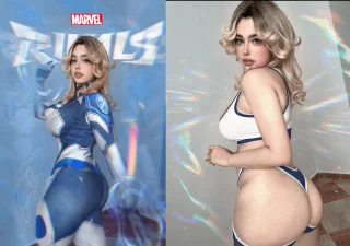 Sue Storm cosplay by Jyunaundomiel