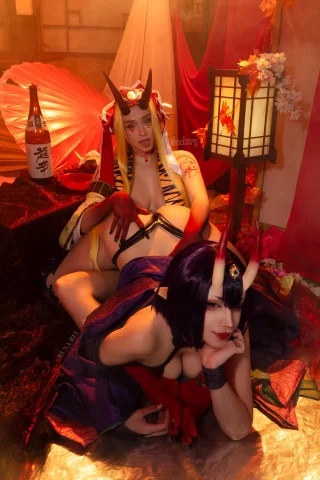 [Fate GO] Shuten and Ibaraki Douji (Runa Rei, Shadory)