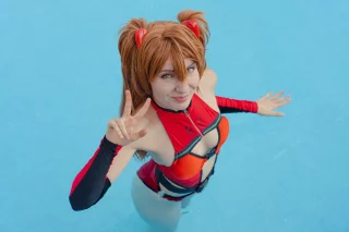 Asuka Langley Swimsuit version by Cucas Cosplay