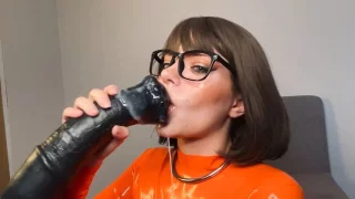 Velma Throatpied by a horse cock
