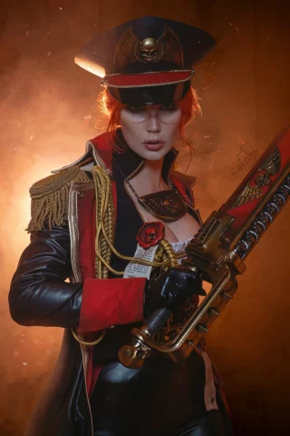 Comissar from Warhammer 40000 by OICHI