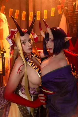 Ibaraki and Shuten by Shadory&RunaRei