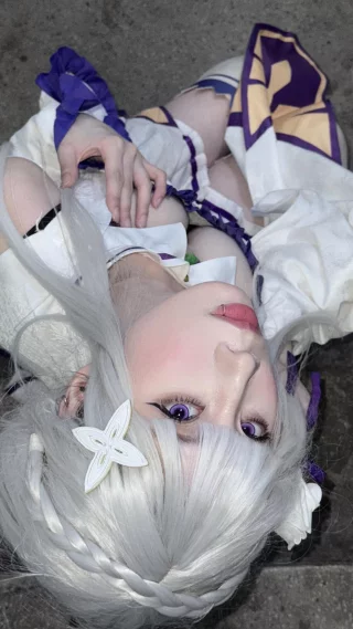My Emilia cosplay ：）
