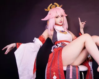 Yae Miko from Genshin Impact By MissWarmJ