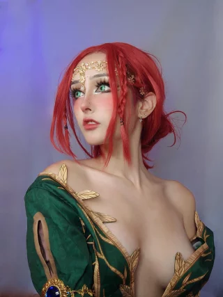 Triss Merigold from The Witcher by Nyukix