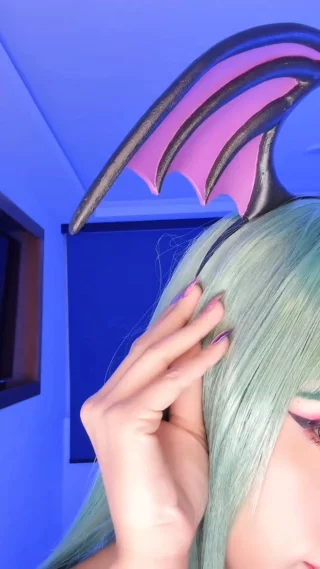 Morrigan Aensland by pinkusugar