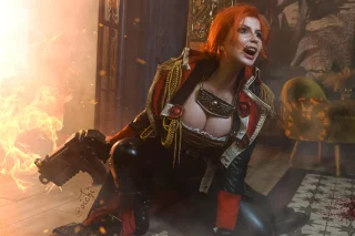 Comissar from Warhammer 40000 by OICHI