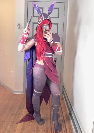 Xayah from League of Legends by Rae