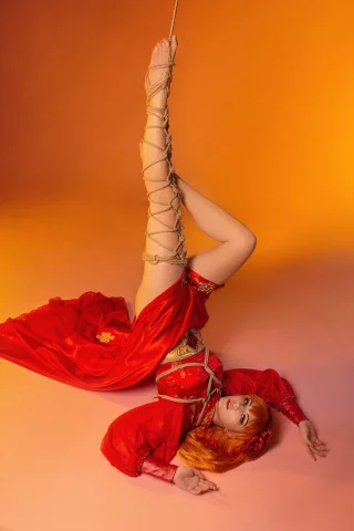 Asuka Langley in Kimono from Evangelion by AGflower