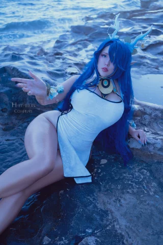 My Lauma Qipao Cosplay from game Genshin Impact by Hatarubi