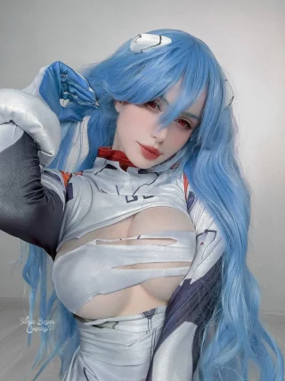 Ayanami Rei Evangelion by Tanya Bayer