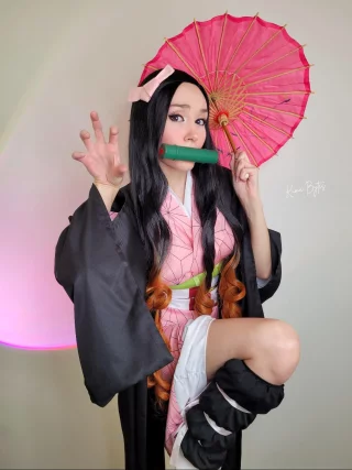 Nezuko Kamado from Demon Slayer by KumasukiCosplay