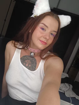 Kitty’s all set for some naughty fun.