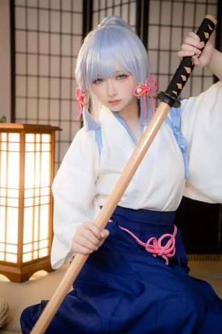 Kamisato Ayaka, Genshin Impact by Eririchyan