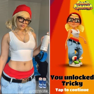 Tricky from Subway Surfers by @tastingink [self]