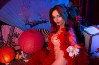Aerith from Final Fantasy by AGflower