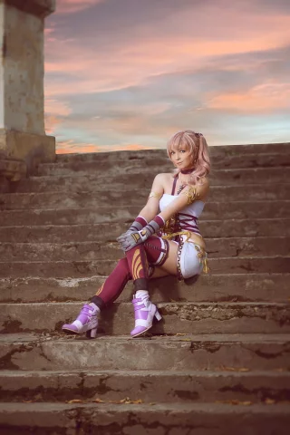 Serah Farron from Final Fantasy by AGflower