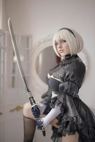 2B cosplay by me (Kuroitsne)