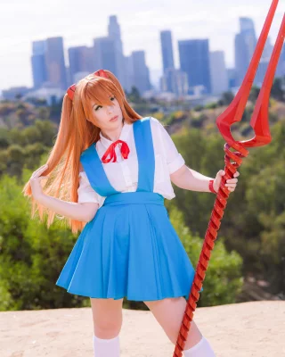 Asuka, from Neon Genesis Evangelion (by lynxicat)