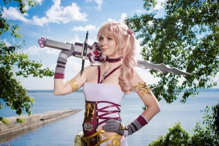 Serah Farron from Final Fantasy by AGflower