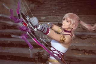Serah Farron from Final Fantasy by AGflower